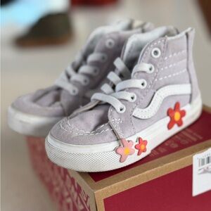 Vans Toddler Sk8-hi Zip Flower Shoes